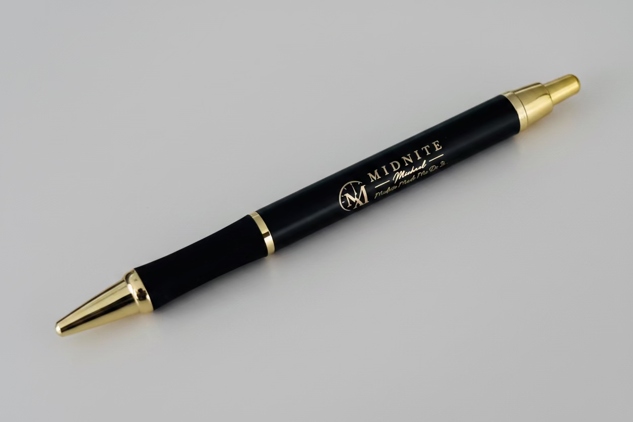 "Midnite Made Me Do It" Luxe Ink Pen